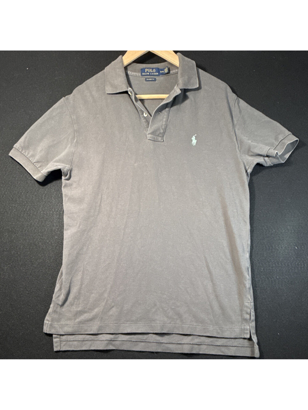 Polo Ralph Lauren Men’s Classic Fit Knit Polo Shirt Gray M Logo Golf